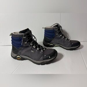 Ahnu S/N AF2506MDNB Montara leather waterproof hiking boots shoe women size 9.5